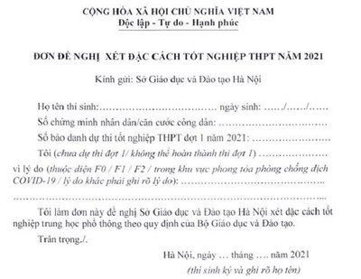 Hà Nội không tổ chức thi tốt nghiệp THPT đợt 2