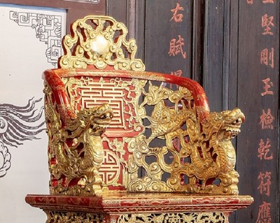 Chiếc ngai vàng của Hoàng đế triều Nguyễn