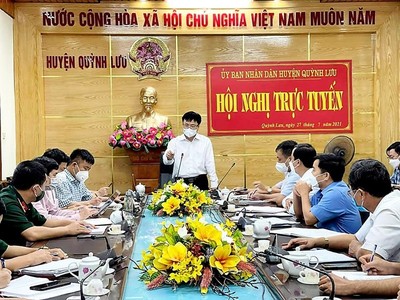 Nghệ An: Cách ly xã hội toàn huyện Quỳnh Lưu theo Chỉ thị 16