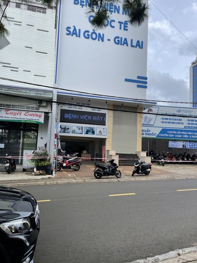 Khoanh vùng tạm thời Bệnh viện Mắt Quốc tế Sài Gòn-Gia Lai
