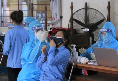 Đà Nẵng có chuỗi lây nhiễm mới liên quan nữ lao động tại KCN Hòa Cầm