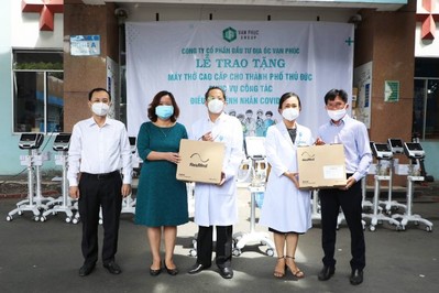Van Phuc Group tặng 26 máy thở cho các Bệnh viện tại TP.Thủ Đức