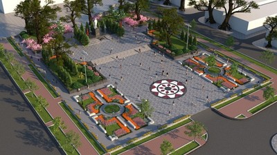 Quy hoạch cải tạo khuôn viên tượng đài Hoàng Văn Thụ, TP Lạng Sơn