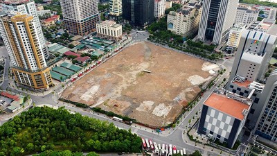 Nhìn từ Flycam khu đất 3,2ha xây dựng Đại sứ quán Mỹ trị giá 1,2 tỉ USD ở Hà Nội