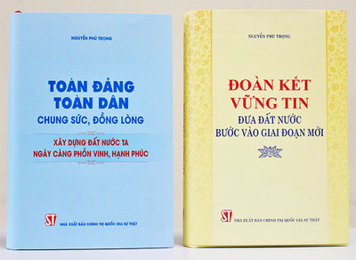 NXB Chính trị Quốc gia sự thật ra mắt hai cuốn sách của Tổng Bí thư Nguyễn Phú Trọng