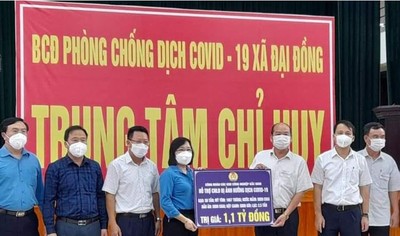 Các KCN tỉnh Bắc Ninh hỗ trợ công nhân lao động ở vùng cách ly