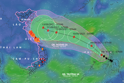 Khoảng 4.280 ca F0 ở trong vùng ảnh hưởng của bão Côn Sơn
