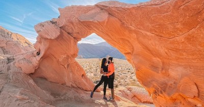 Vẻ đẹp của thung lũng lửa ở Nevada