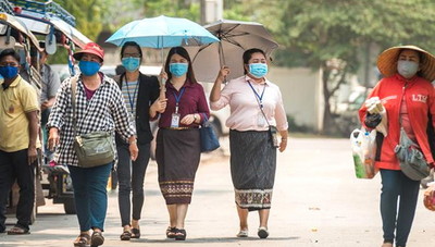 Trong 24 giờ qua, Lào ghi nhận số ca lây nhiễm COVID-19 trong cộng đồng tăng cao