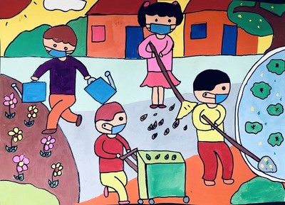 Trường Tiểu học Bình Nhựt : Cùng nhau quét rác giữ cho môi trường sạch đẹp