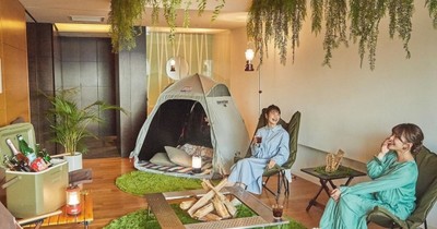 Mô hình cắm trại trong nhà độc đáo tại Nhật Bản
