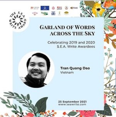 Tiến sĩ, Nhà thơ Trần Quang Đạo đoạt Giải thưởng Văn học ASEAN