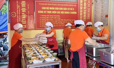 Các khu cách ly tại quận Thanh Xuân có đảm bảo an toàn thực phẩm?