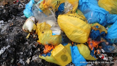 Xử lý hành vi chôn lấp, đốt rác thải nguy hại không đúng quy định