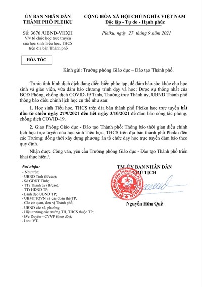 Pleiku: Phong tỏa 24 địa điểm liên quan chùm ca bệnh phường Hoa Lư