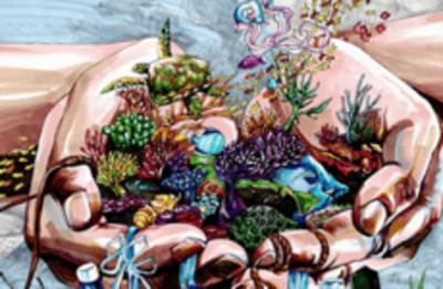 Tuyệt đẹp tranh vẽ về môi trường biển của thiếu nhi trên thế giới