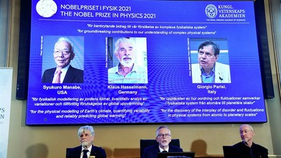 Công trình nghiên cứu về biến đổi khí hậu đạt giải Nobel Vật lý 2021