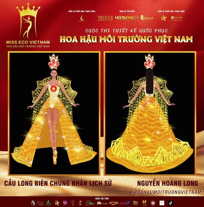 Tác phẩm dự thi thiết kế Quốc phục dành cho đại diện Việt Nam tại Miss Eco (bài 3)