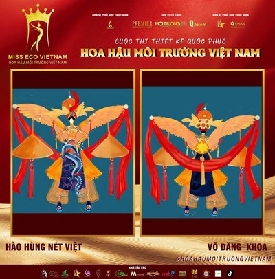 Tác phẩm dự thi thiết kế Quốc phục dành cho đại diện Việt Nam tại Miss Eco (bài 5)