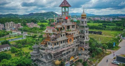 Toà nhà kỳ lạ nhất Trung Quốc, chắp vá kiến trúc từ mọi nơi trên thế giới