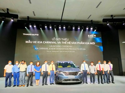 THACO AUTO giới thiệu mẫu xe Carnival và thế hệ sản phẩm mới thương hiệu KIA