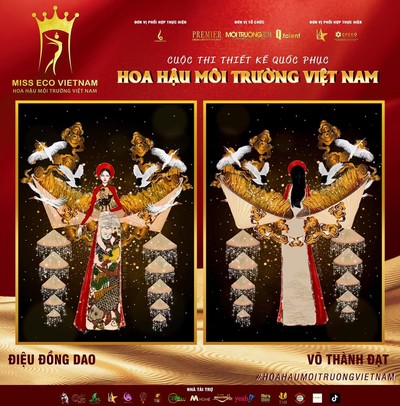 Tác phẩm dự thi thiết kế Quốc phục dành cho đại diện Việt Nam tại Miss Eco (bài 8)