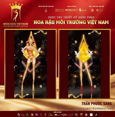 Tác phẩm dự thi thiết kế Quốc phục dành cho đại diện Việt Nam tại Miss Eco (bài 9)