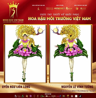 Tác phẩm dự thi thiết kế Quốc phục dành cho đại diện Việt Nam tại Miss Eco (bài 11)