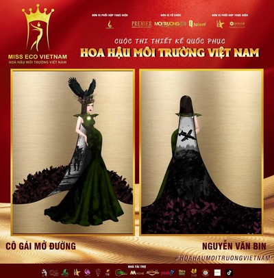 Tác phẩm dự thi thiết kế Quốc phục dành cho đại diện Việt Nam tại Miss Eco (bài 12)