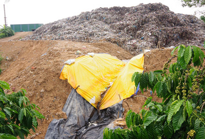 Đăk Hà: Nhà máy xử lý chất thải rắn xả thải trực tiếp ra môi trường