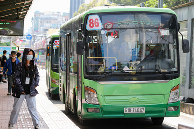 Đề xuất mở lại 8 tuyến xe buýt ở Thành phố Hồ Chí Minh