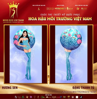 Tác phẩm dự thi thiết kế Quốc phục dành cho đại diện Việt Nam tại Miss Eco (bài 21)
