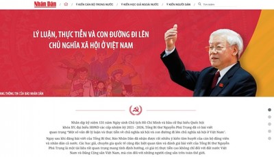 Báo Nhân Dân ra mắt trang thông tin đặc biệt về bài viết của Tổng Bí thư Nguyễn Phú Trọng