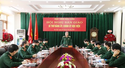 Thiếu tướng Dương Đức Thiện giữ chức Bí thư Đảng ủy, Chính ủy Học viện Hậu cần, Bộ Quốc phòng