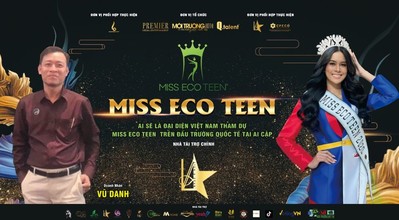 Doanh nhân Vũ Danh đồng hành cùng sân chơi Văn hóa “Miss Eco Teen”