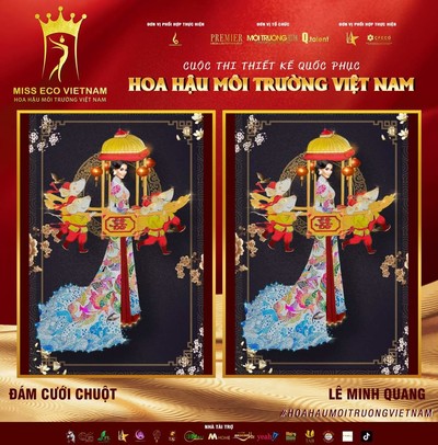 Tác phẩm dự thi thiết kế Quốc phục dành cho đại diện Việt Nam tại Miss Eco (bài 30)