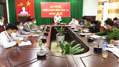 Chủ tịch tỉnh Bắc Giang phê bình huyện Yên Thế do để phát sinh ổ dịch mới