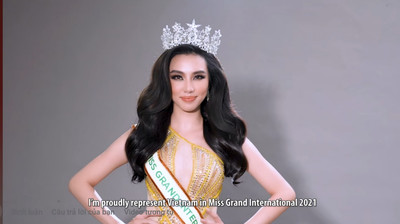 Miss Grand Vietnam 2021: Thùy Tiên thực hiện clip quảng bá du lịch Việt Nam