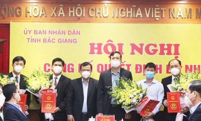 Bắc Giang: Chủ tịch UBND huyện Việt Yên giữ chức Phó Giám đốc Sở Nội vụ