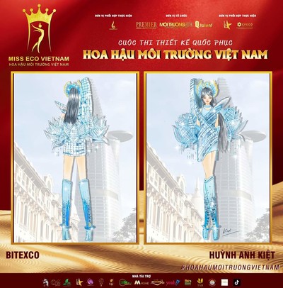 Tác phẩm dự thi thiết kế Quốc phục dành cho đại diện Việt Nam tại Miss Eco (bài 34)