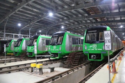 Ngày 6/11, Tuyến đường sắt Cát Linh-Hà Đông sẽ vận hành chở khách