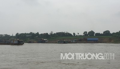 Phú Thọ: Sạt lở nghiêm trọng bên bờ sông Lô