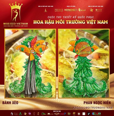 Tác phẩm dự thi thiết kế Quốc phục dành cho đại diện Việt Nam tại Miss Eco (bài 36)