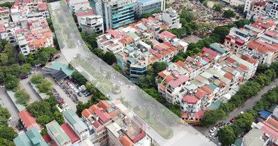 Toàn cảnh hai tuyến phố dự kiến mang tên Lưu Quang Vũ và Xuân Quỳnh ở Hà Nội
