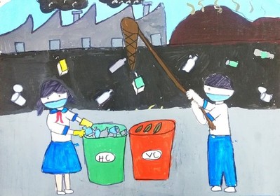 Vì môi trường tương lai 2021: Trường Tiểu học Võ Thị Sáu (Long An)