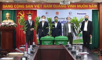 Panasonic tặng 110.000 cây xanh cho huyện Sơn Dương, tỉnh Tuyên Quang