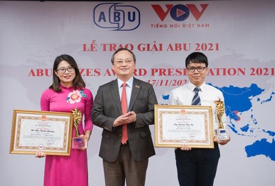 VOV đoạt 2 giải thưởng phát thanh truyền hình quốc tế ABU năm 2021