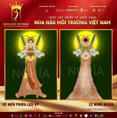 Tác phẩm dự thi thiết kế Quốc phục dành cho đại diện Việt Nam tại Miss Eco (bài 43)