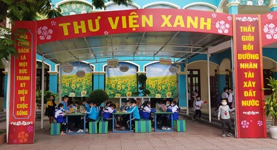 Lê Chân -Hải Phòng: Trường lớp xanh sạch đẹp, nhà vệ sinh thân thiện