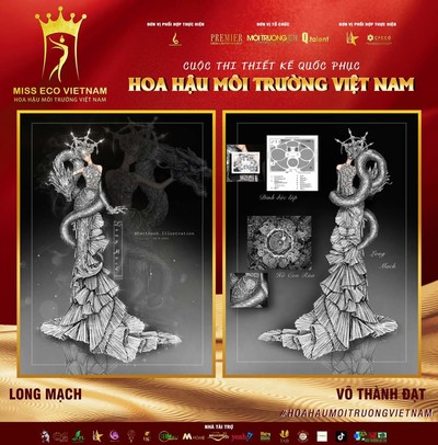 Tác phẩm dự thi thiết kế Quốc phục dành cho đại diện Việt Nam tại Miss Eco (bài 44)